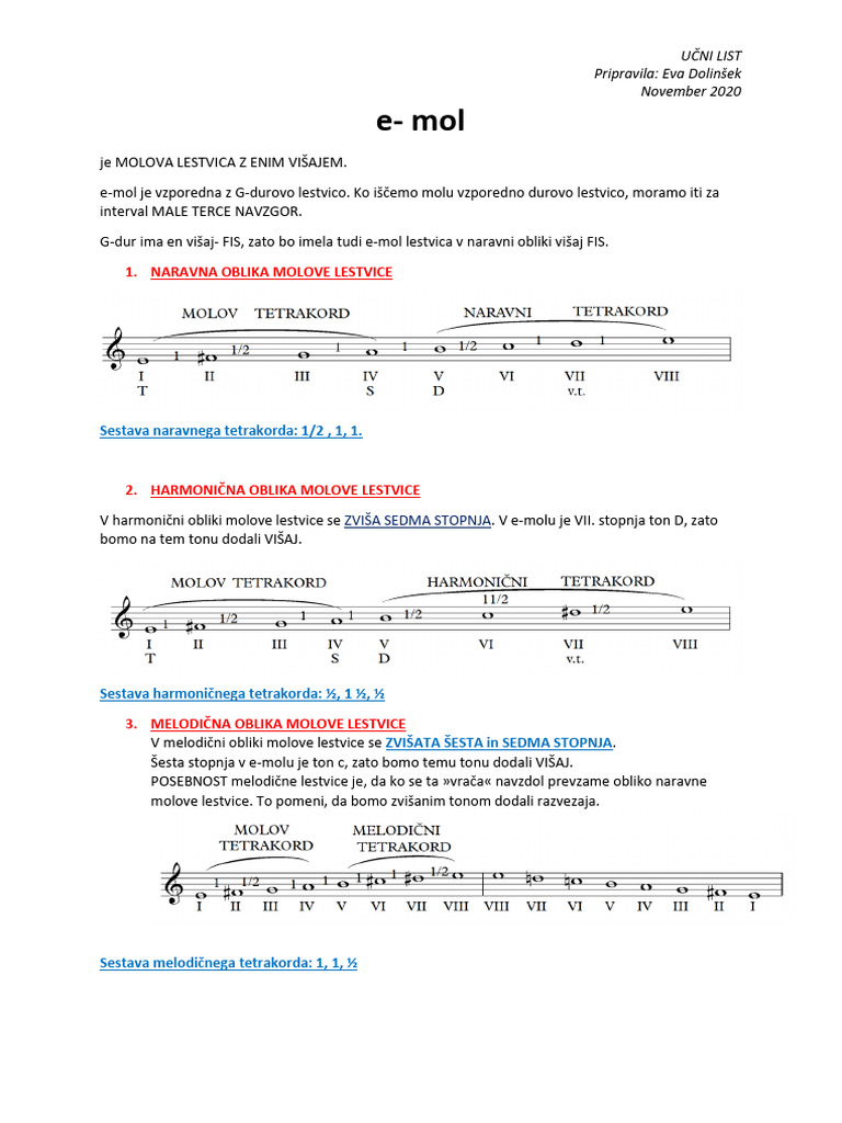Delovni List Mol | PDF