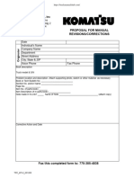 Komatsu AX-Series Forklifts Parts Book