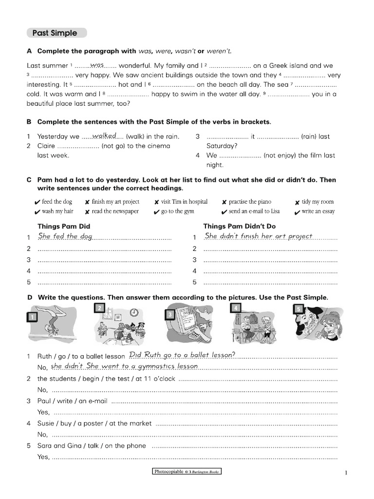 PAST SIMPLE VS PAST CONTINUOUS EXERCISES PDF ADVANCED visual data 4