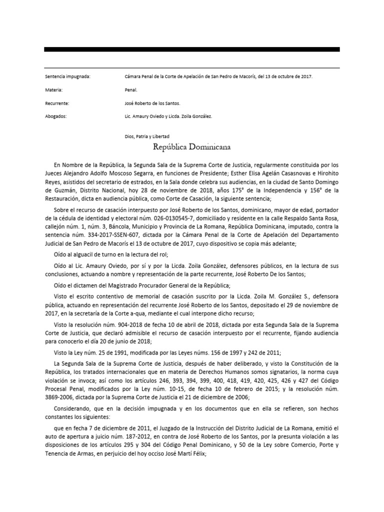 Sentencia Penal 104/2018 RD | PDF | Sentencia (ley) | Apelación