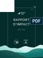 rapport d'impact financier Greengot