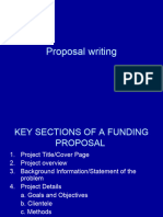 Key Sections of A Funding Proposal 2