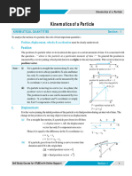 Kinematics of A Particle