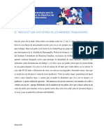 El "Negocio" Que Hay Detrás de Los Menores Trabajadores: Padrastro Continúe Maltratándolo