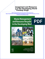 Waste Management And Resource Recycling In The Developing World Pardeep Singh  ebook full chapter