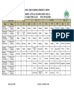 Annual Exam 2023-24 Time Table