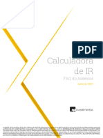 (Calculadora de IR) FAQ Do Assessor