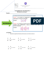 Guia Multiplicacion, Division de Fracciones