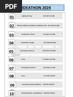 Ideathon Event Timeline 2024