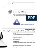 Resource on Life Cycle Thinking and Sustainability (Steeluniversity), Pflieger