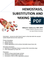 Hemostasis Substituition and Mixing Studies