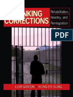 Rethinking Corrections - Rehabilitation, Re-Entry, and Reintegration
