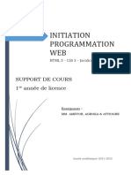Support - New Programmation Web - 2021-2022