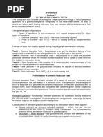 Polygraph Question Types Explained | PDF | Polygraph | Question