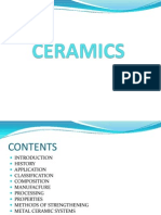 Dental Ceramics: Properties, Applications and Fabrication Methods