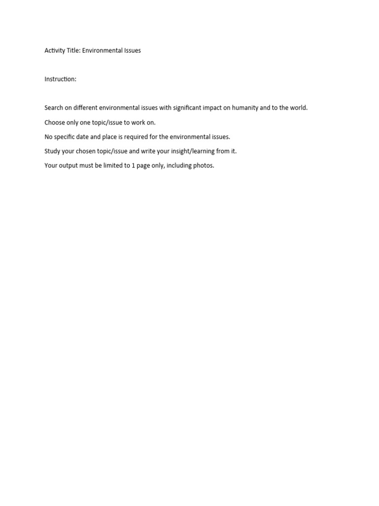 Activity Title | PDF | Career & Growth | Science & Mathematics