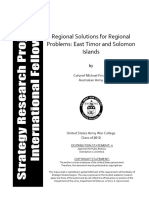 DTIC - ADA561993 Regional Solution To Regional Problem - TL & Solomon