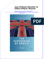 The Economics of Brexit Revisited 1St Edition Edition Philip B Whyman Full Download Chapter