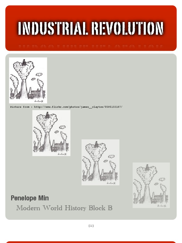 Industrial Revolution: Modern World History Block B | PDF ...