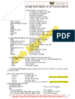 Tổng hợp ngữ pháp tiến g Anh lớp 12