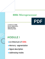 8086 Architecture, Pin Diagram, Addressing Modes