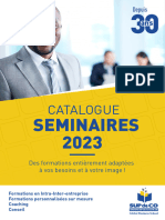 Catalogue Seminaires Et Formations Courtes Groupe Supdeco Dakar