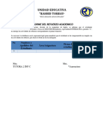 Informe de Refuerzo Delprimer Trimestre