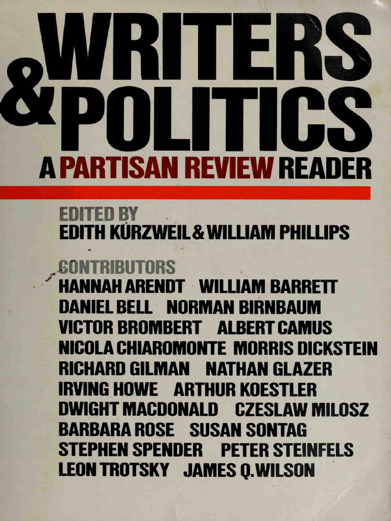 Writers politics a partisan review reader pdf left wing