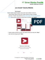 Cara Install Talenta Mobile