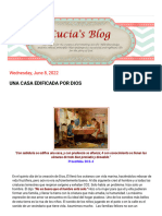 Lucia's Blog - UNA CASA EDIFICADA POR DIOS