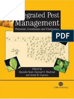 Integrated Pest Management Potential Constraints and Challenges