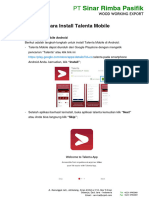 Cara Install Talenta Mobile