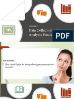 Lesson 3 - Data Collection and Analysis Procedure