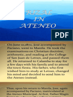 Rizal in Ateneo