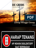 Liturgi Ibadah Minggu Genap 14-Apr-24