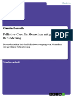 Palliative Care Für Menschen Mit Geistiger Behinderung: Claudia Demuth