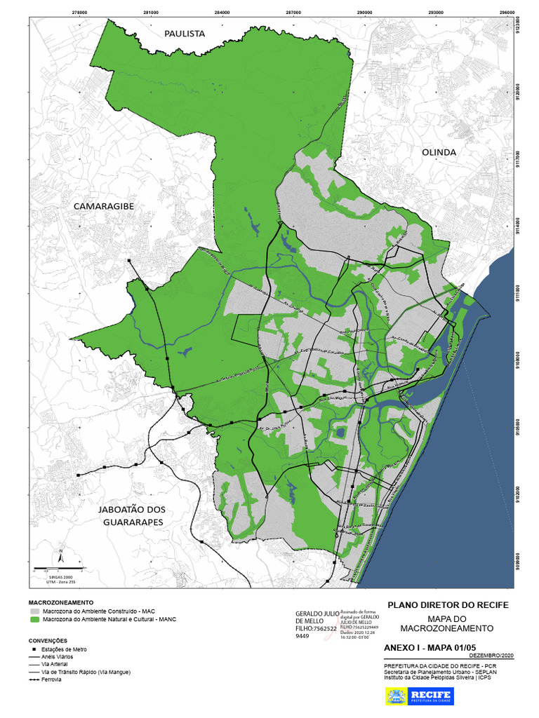 ANEXO - I - MAPA DO MACROZONEAMENTO - A0 - 600dpi - Assinado | PDF