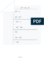 Results Polynomial Long Division Calculator