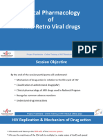 5.1. Clinical Pharmacology of Anti-Retroviral Drugs
