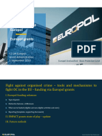 Europol Grants Presentation - MD - 1 - September - 2022