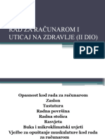 RAD ZA RAČUNAROM I UTICAJ NA ZDRAVLJE 