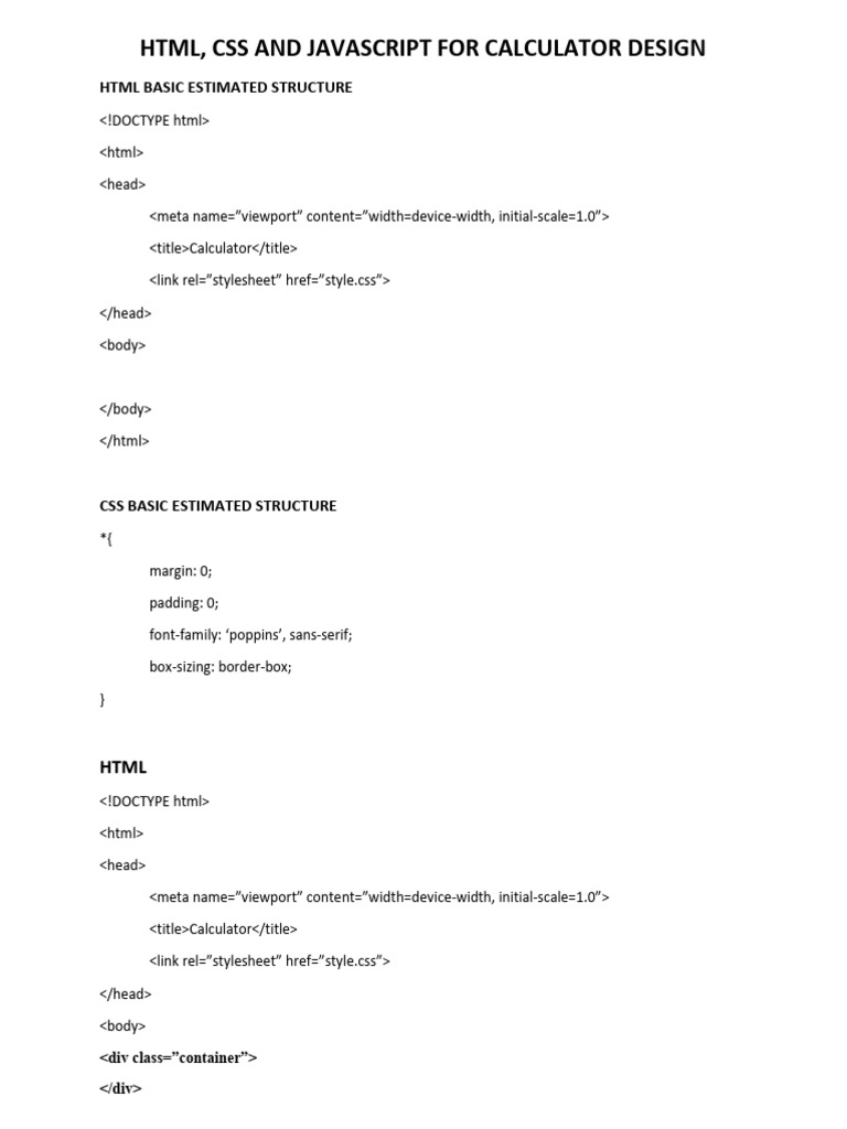 Calculator Code | PDF | Software | Computer File Formats