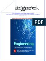 Engineering Fundamentals and Problem Solving 8Th Edition Arvid R Eide Full Chapter
