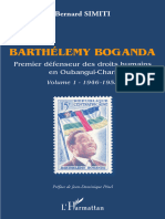 Bernard Simiti - Barthélémy Boganda. Premier Défenseur Des Droits Humains en Oubangui-Chari. Volume 1 - 1946-1953-L'Harmattan (2021)
