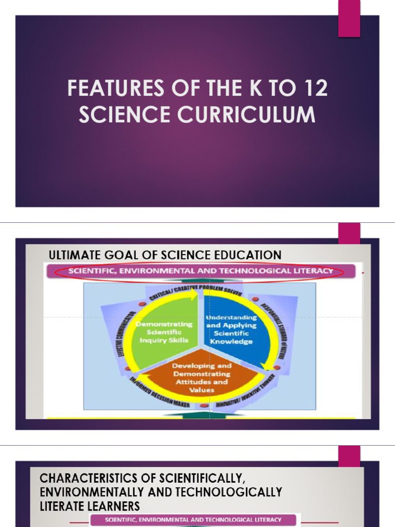 K To12 Science Curriculum PDF | PDF