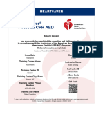 Heartsaver Roster | PDF | First Aid | Cardiopulmonary Resuscitation