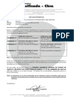 Circular Informativa - Actividades Del 12 Al 16 de Febrero de 2024