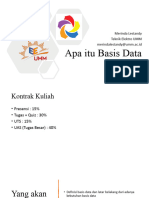 01 - Definisi Dan Sistem Basis Data