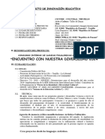 PROYECTO DE INNOVACIÓN EDUCATIVA 2024- CONCURSO DE DANZAS  -IE REPUBLICA DE PANAMA-