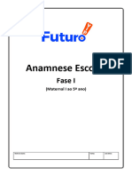 Anamnese Escolar - Fase I